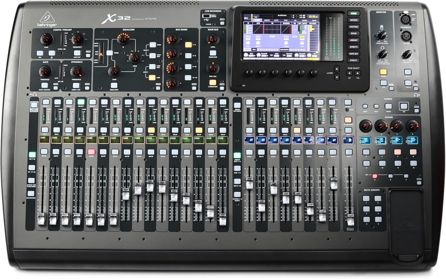 Consola Digital Behringer X32 de 40 Canales y 25 Buses
