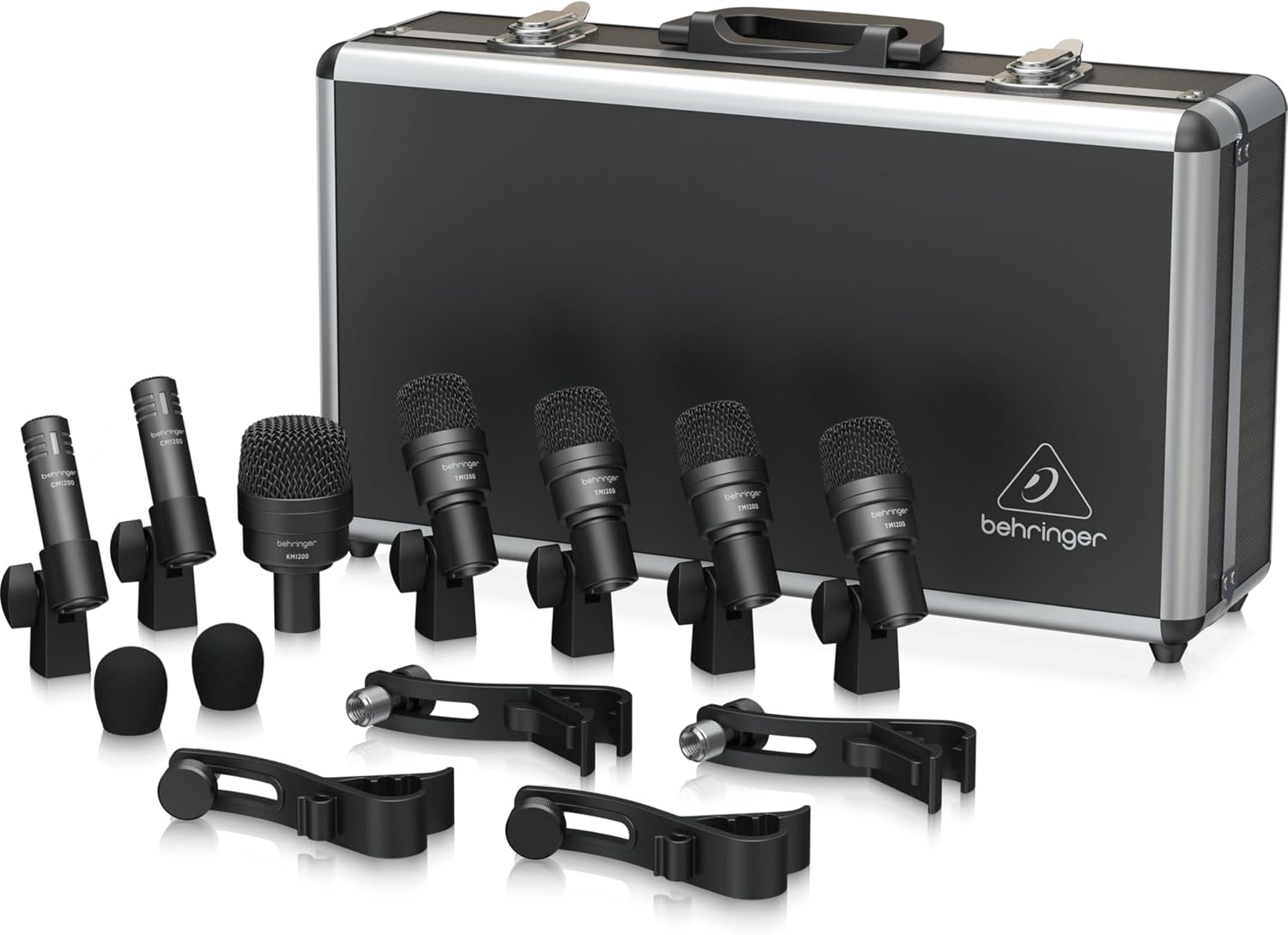 Set de 7 micrófonos para batería Behringer BC1200