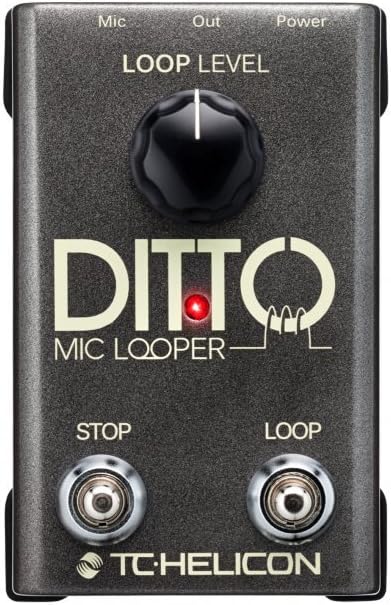 Pedal Looper Vocal TC Helicon Ditto Mic Looper