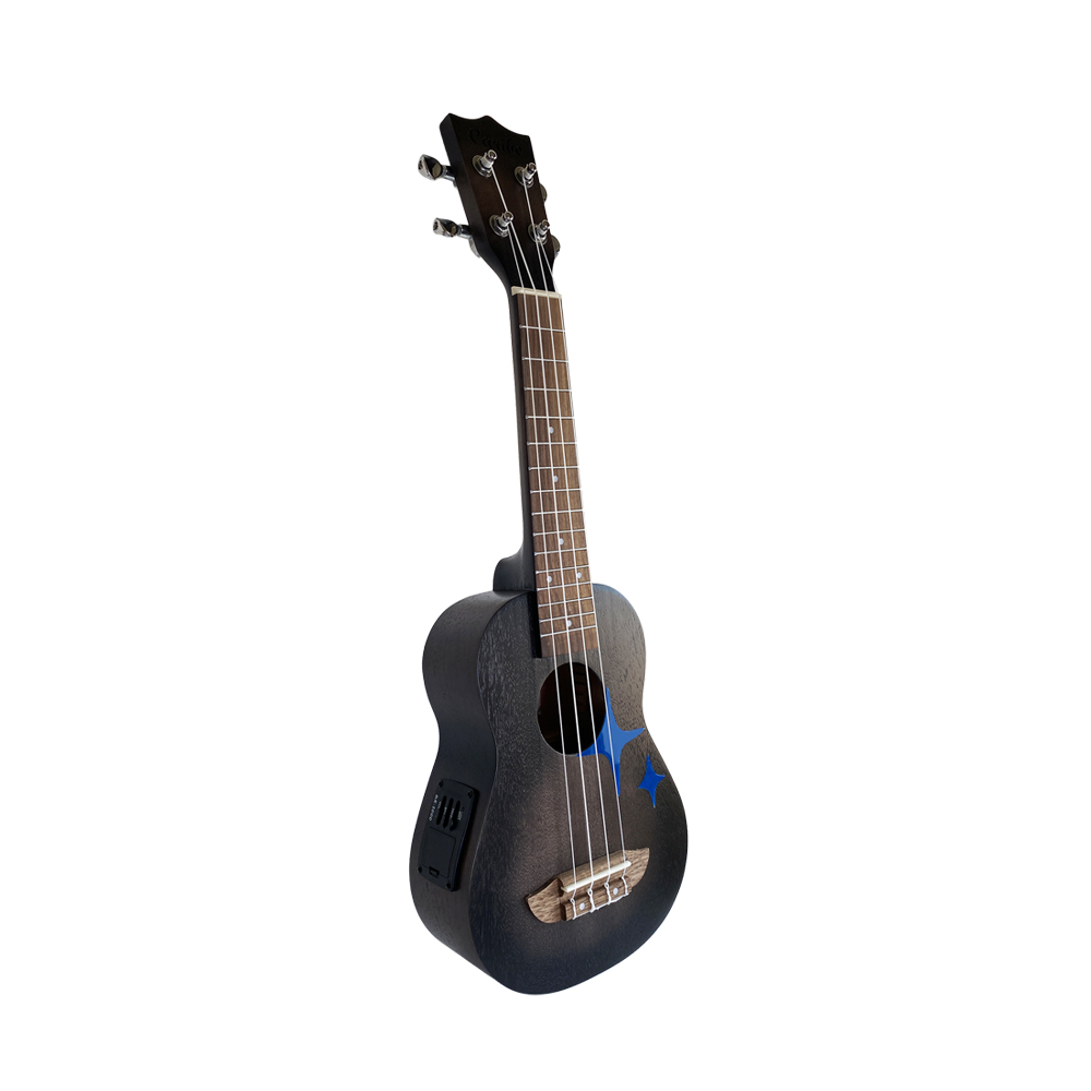 Ukulele Electroacustico Caribe 21 UC-AU07LH-21-EQ-ST Blackburst Mate