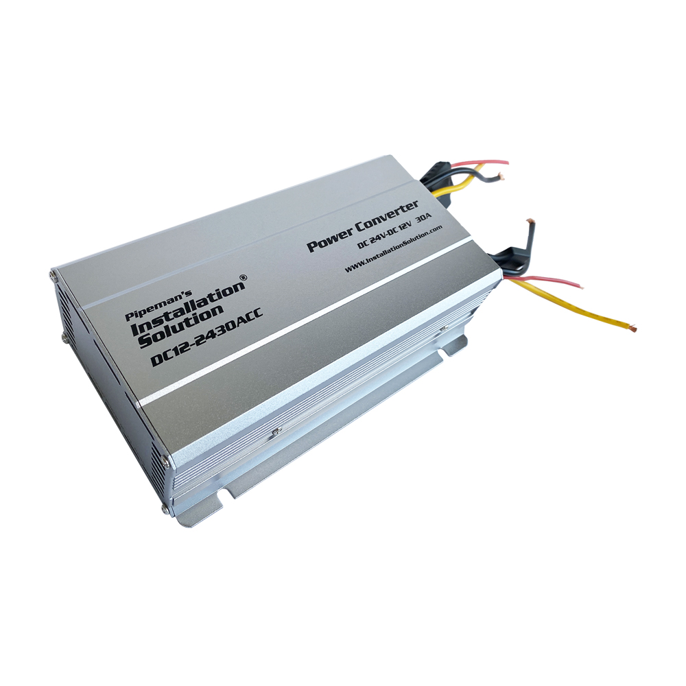 Convertidor de Voltaje DC 24V a 12V 30A I.S. DC12-2430ACC