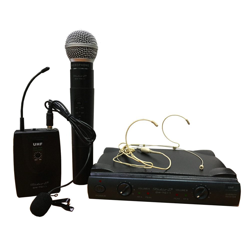 Micrófono Inalámbrico Doble UHF Studio Z GW-7011