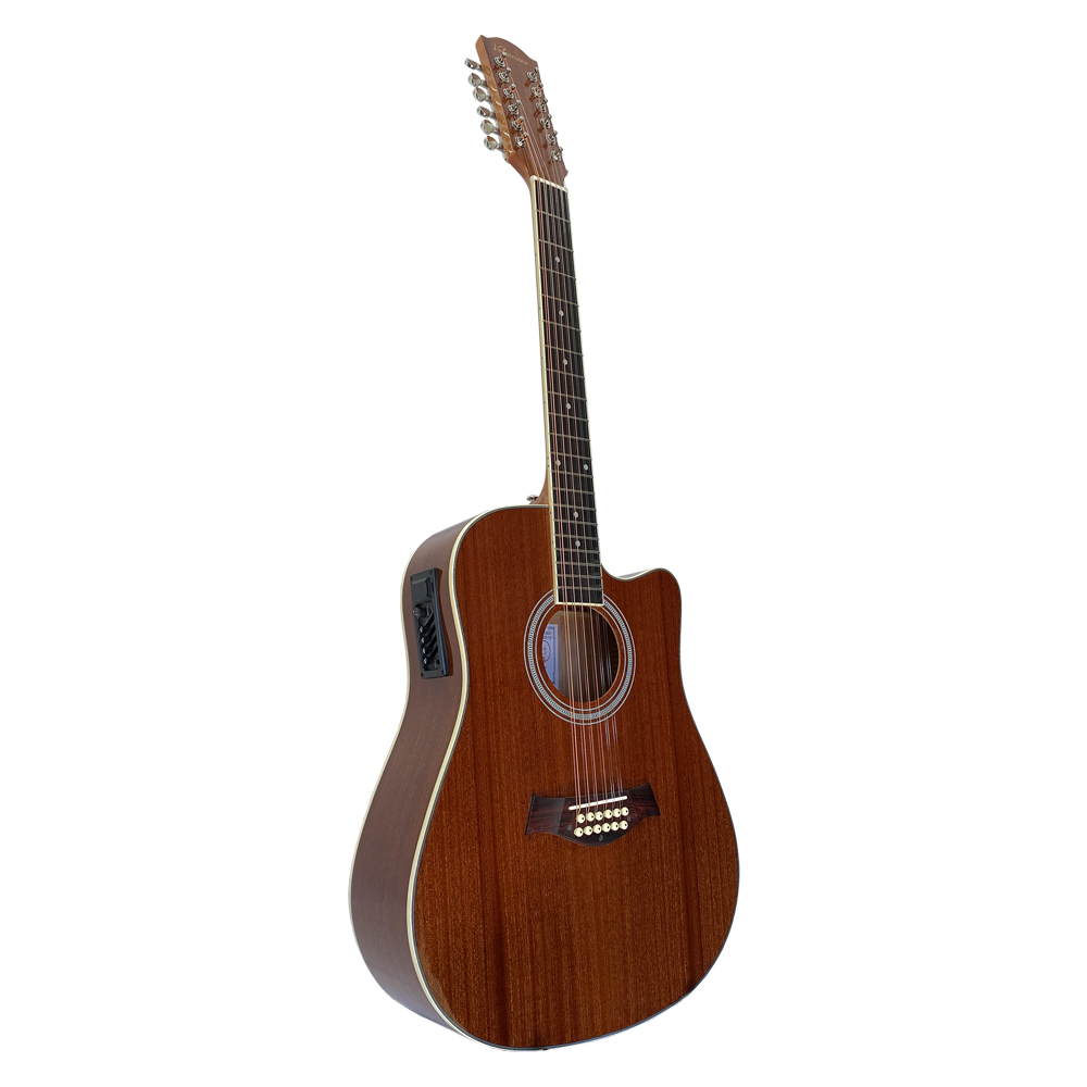 Guitarra Electroacústica 12 Cuerdas Valenciana GV-AF448CE-12 43.5 Pulgadas