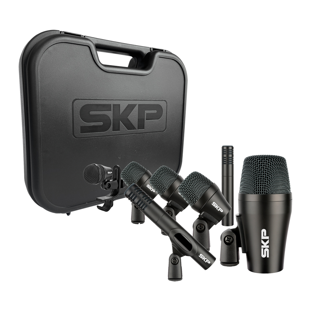 Kit de micrófonos para batería de 7 piezas SKP SKP-DRUM7