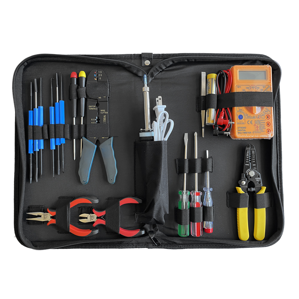 Juego de herramientas TMC TMC-TOOLKIT-2 de 19 piezas con estuche