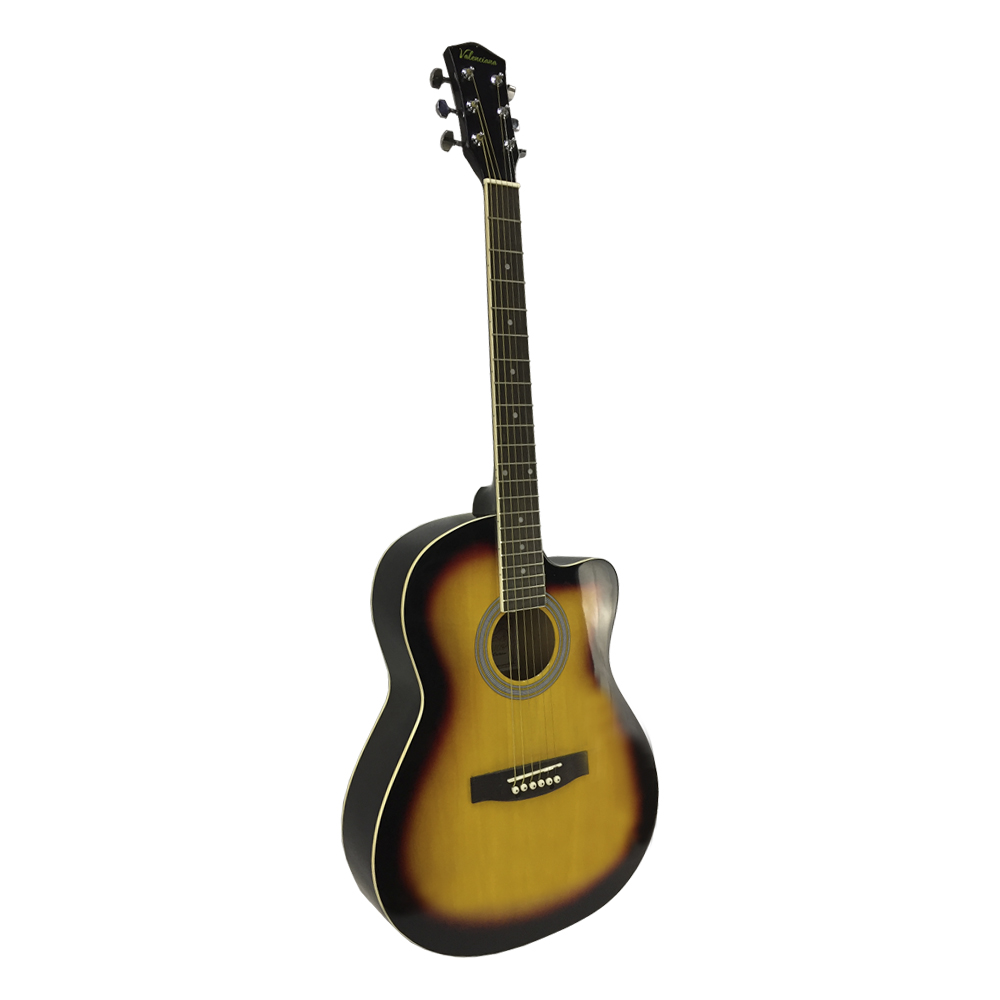 Guitarra Acústica Yamaha GV-AF227A-CBS de 39 Pulgadas con Funda