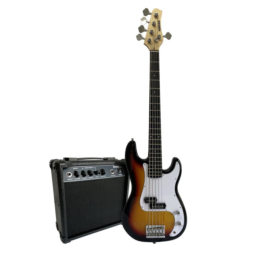Combo Bajo Eléctrico 5 Cuerdas Hendrix BH-EBS150-S-BS 15W