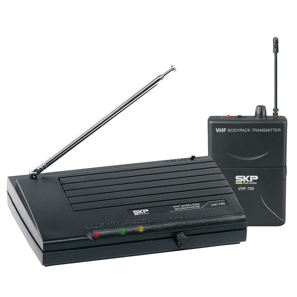 Micrófono de Solapa Inalámbrico SKP VHF-795