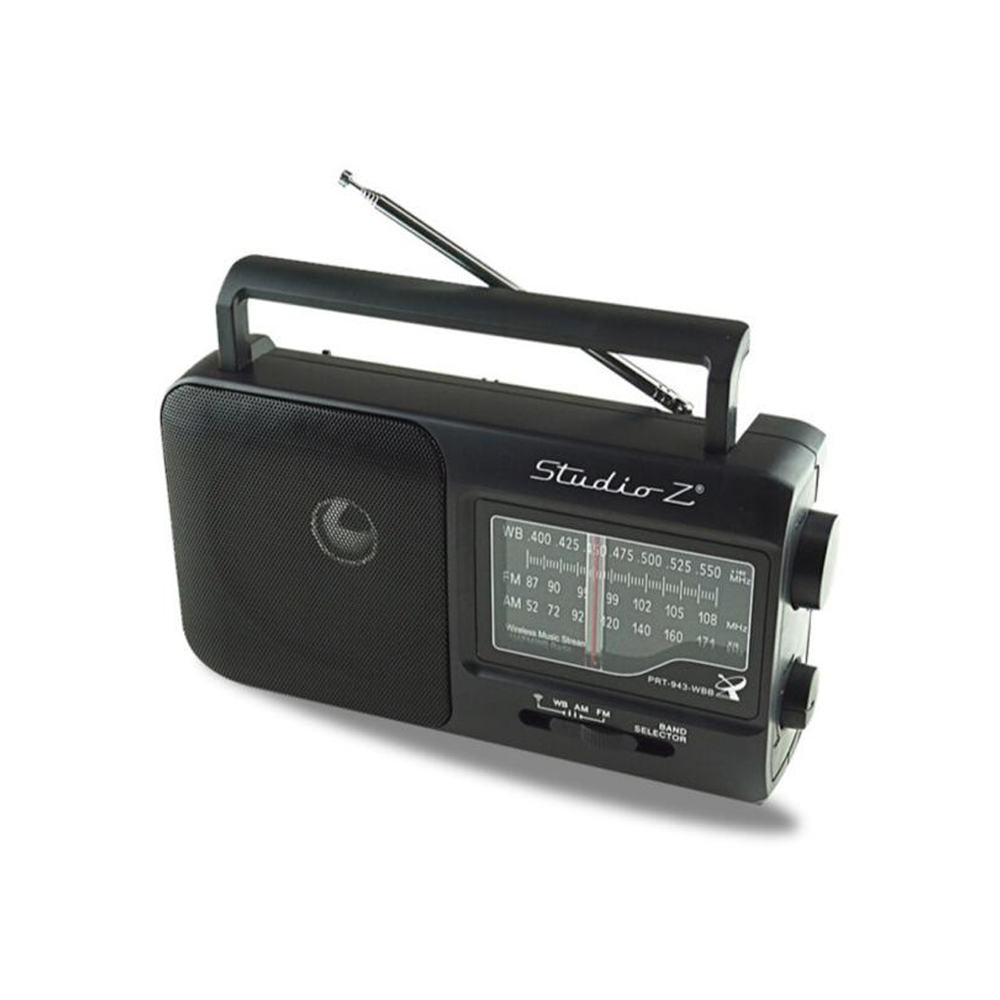 Radio portátil Studio Z PRT-943-WBB AM FM USB WB