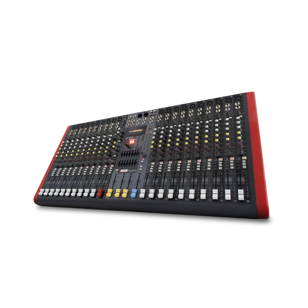 Consola de Audio Novik NVK-20M de 20 Canales USB SD MP3