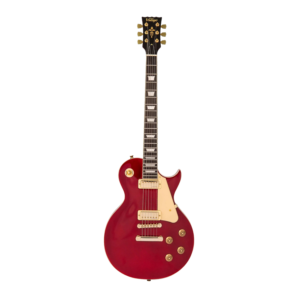 Guitarra Eléctrica Vintage V100 Wine Red JHS-V100MWR